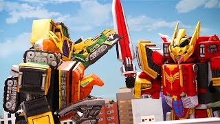 Top 10 Megazord Transformer Fights  Legend Heroes [upl. by Estella]