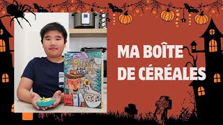 Ma boîte de céréales pour Halloween  Mon Devoir Créatif  Anthonys Activities [upl. by Harrod82]