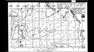 NMC Point Reyes 1 Hour Monitoring Weather Fax 16062024 2103 To 2203 UTC 4344kHz [upl. by Saunderson]