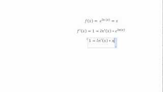 Mathe Oberstufe Part 17 Die natürliche Logarithmusfunktion [upl. by Hitt]