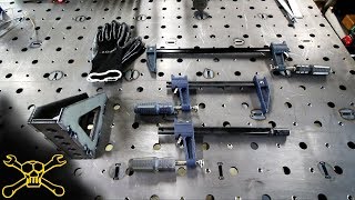 How To Make Welding Table Fixture Clamps  Bessey Clamp [upl. by Leinehtan]