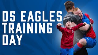 Palaces Downs Syndrome Eagles train with the first team [upl. by Zerline]