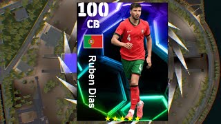 How to train Ruben Dias for Max Rating 100  Starter Set 2  efootball 2025 [upl. by Moor]