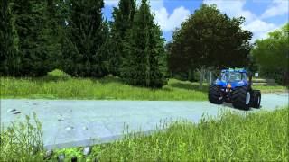 LS13 New Holland Tg 285 Open pipe  Full HD [upl. by Guenna463]