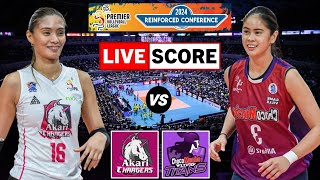 Choco Mucho vs Akari  PVL Live Scoreboard  Reinforced Conference Elimination Round  JUL 23 [upl. by Ondrej490]