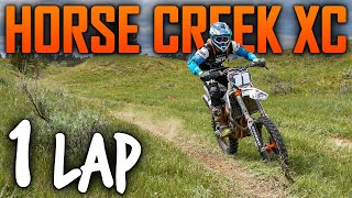 One Lap at Horse Creek XC 2024  5th Overall  KTM 350 XCF Uncensored [upl. by Nnylhsa]