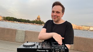 Open Air Friday Night DJ Set at The University Embankment in St Petersburg Russia LIVE [upl. by Hama]