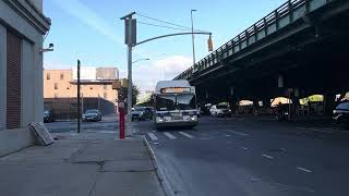 MTA NYCT 201113 NFI C40LF 411 on the B37 to Bay Ridge arriving at 3 Av29 St [upl. by Finny]