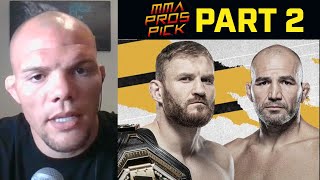 MMA Pros Pick ✅ Jan Blachowicz vs Glover Teixeira  Part 2 👊 UFC 267 [upl. by Mapel79]