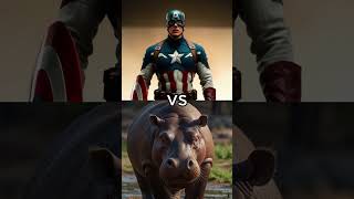 Captain America vs Animals vs Thanos Superman Red Hulk [upl. by Ennaylloh416]