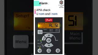 Danfoss VLT Micro drive FC 51 Warnings and Alarms Part 3 [upl. by Onia]