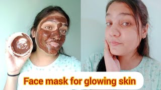 Face mask for glowing and clear skinglowing skin face maskHome made face mask for clear skin [upl. by Ydnic]