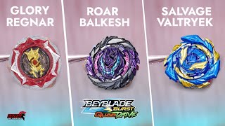 TOP 10 MEJORES Beyblade Burst QUAD DRIVE de HASBRO [upl. by Wera509]