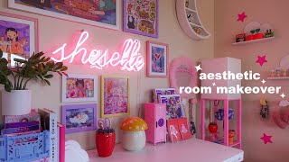 aesthetic room makeover ⭑ diy y2k maximalist [upl. by Ayekram]