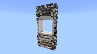 10x10 Piston Door for Minecraft Bedrock2520Blocks [upl. by Paresh547]