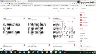 How to install Khmer Fonts on chromebooks  Khmer Version [upl. by Yoc]