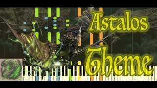 Astalos Theme MHGen Ultimate  Synthesia [upl. by Ahsenom]