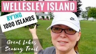 Wellesley Island State Park in RV  Great Lakes Seaway Trail [upl. by Atiuqihs577]