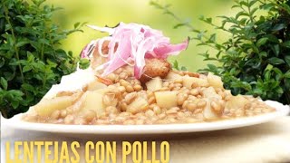 lENTEJAS CON POLLO FRITO PARA MAS DE 10 PLATOS CON BAJO PRESUPUESTO [upl. by Ahsenrat227]