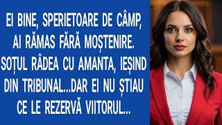 Ei bine sperietoare de câmp ai rămas fără moştenire Soțul râdea cu amanta ieşind din tribunal [upl. by Goines460]