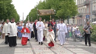 Procesja Bożego Ciała w Częstochowie [upl. by Sorips]