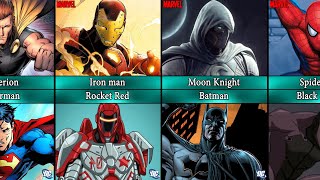 Marvel vs DC  Copycats Characters  Part 1 [upl. by Ettennaej]