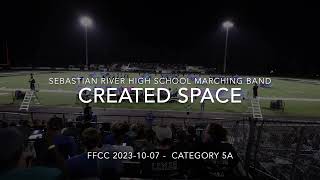 S23E3 CREATED SPACE  20231007  FFCC  SEBASTIAN RIVER HIGH SCHOOL MARCHING BAND [upl. by Atinot839]