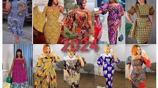 modèle robe en pagne africain 2024 [upl. by Aikemehs]