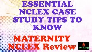 Practice NEXT GEN Case Study for THE NCLEX Review  NCLEX Question Maternity Nursing  ADAPT NCLEX [upl. by Suolkcin]