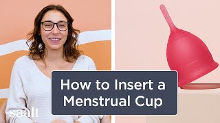 How to Insert a Menstrual Cup [upl. by Nnahsal213]