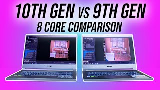 Intel i710875H vs i99880H  8 Core CPU Comparison [upl. by Yramesor]