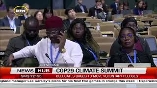 COP29 Climate summit delegates urged to embrace mandatory rules [upl. by Gnouhp476]