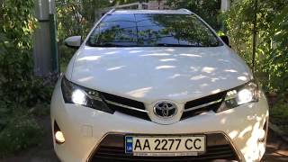 2015 Toyota Auris H Touring LED Headlight Conversion [upl. by Llerahs]