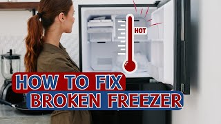 FREEZER NOT COOLING HOW TO FIX IT [upl. by Naletak]