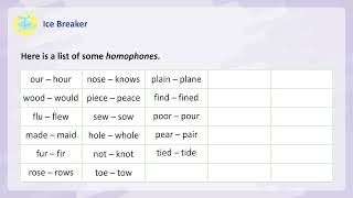 Chapter 27 Homophones  English Grammar Class 3  By Blueprint Digital [upl. by Ajssatsan]