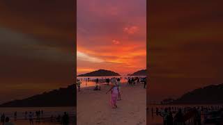 Magical Sunset at Palolem Beach Goa goa palolembeach goadiaries sunset beach [upl. by Jonati]