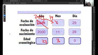 Calcula la edad cronológica RIAS RIST WAIS IV WPPSI IV WISC V VABS 3 [upl. by Jacqueline]