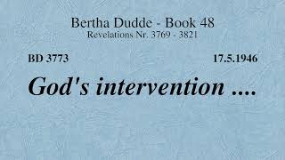 BD 3773  GODS INTERVENTION [upl. by O'Kelly]