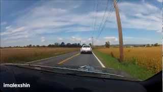 Nissan GTR gets AIRBORNE then crashes on Backroad ORIGINAL [upl. by Yrgoerg302]