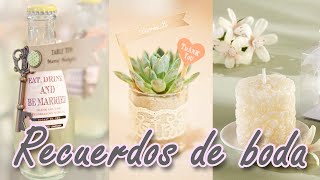 ¡¡40 ideas de Recuerdos para boda increibles que te van a encantar HD [upl. by Camarata]