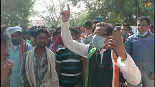 A Rally by Aam Aadmi Party Bargarh against government policy on school [upl. by Yerffeg744]