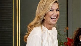 Máxima der Niederlande Wie eine Braut In ihrem Look könnte sie glatt heiraten [upl. by Ailerua]