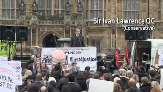 Legal Aid lawyers protest in Westminster [upl. by Proffitt564]