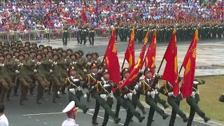 Vietnam celebrates 70th anniversary of Dien Bien Phu battle with military parade [upl. by Alaham]