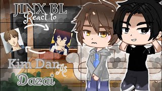 Jinx Bl Manhwa react to Kim Dan as Dazai  Jinx amp Bungo Stray Dogs [upl. by Llerad650]