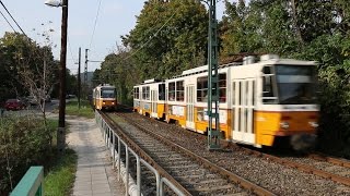 Tatra T5C5 Trams in Budapest Hungary Part II [upl. by Rettuc]