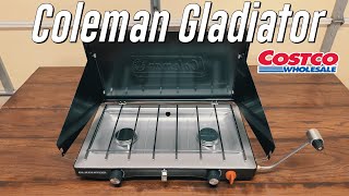 Unboxing the Coleman Gladiator Burner from Costco [upl. by Delamare]