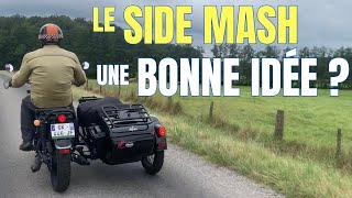 Le Test complet du Side Car Mash 400 sur les petites routes de Moselle Une machine à la hauteur [upl. by Shugart]