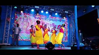 boshonto bohilo sokhi Mahadeb pur Laxmi puja program dence video 2024 [upl. by Yatnoj]