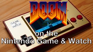 DOOM on the Game and Watch [upl. by Abigael605]